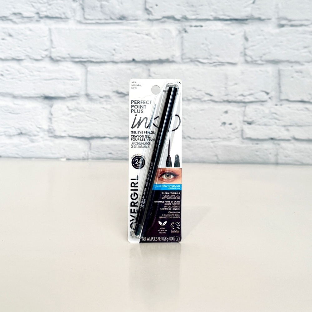 New Covergirl Perfect Point Plus Ink Shimmering Brown Gel Eye Pencil Eyeliner